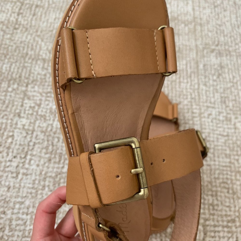 Madewell Tan Leather Sandals - Picture 3 of 5